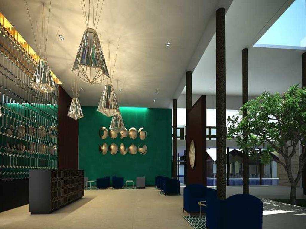 فندق ماراسا ساروفار بريميير تيروباتي المظهر الخارجي الصورة The interior of the hotel